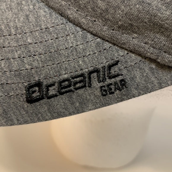 Oceanic gear gray baseball hat cap one size fits all fishing - Picture 3 of 10